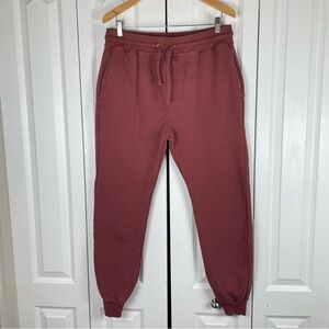 Goodlife Jogger Sweatpants Men’s XL Faded Maroon Flap Pockets Soft Lounge USA